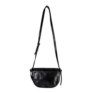 BANANA REPUBLIC WOMEN’S BLACK LEATHER SHOULDER BAG ADJUSTABLE STRAP